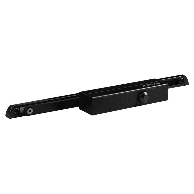 Доводчик дверной 830 Slider со скользящей тягой (от 25 до 80 кг) - Черный