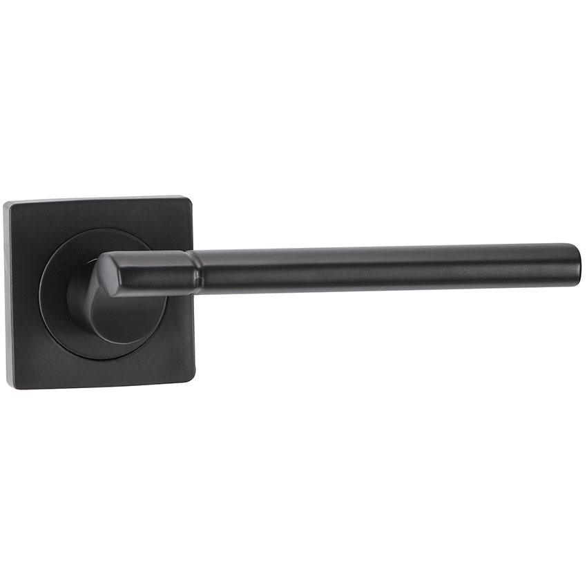 Ручка дверная Vantage V06BL-2  AL чёрный