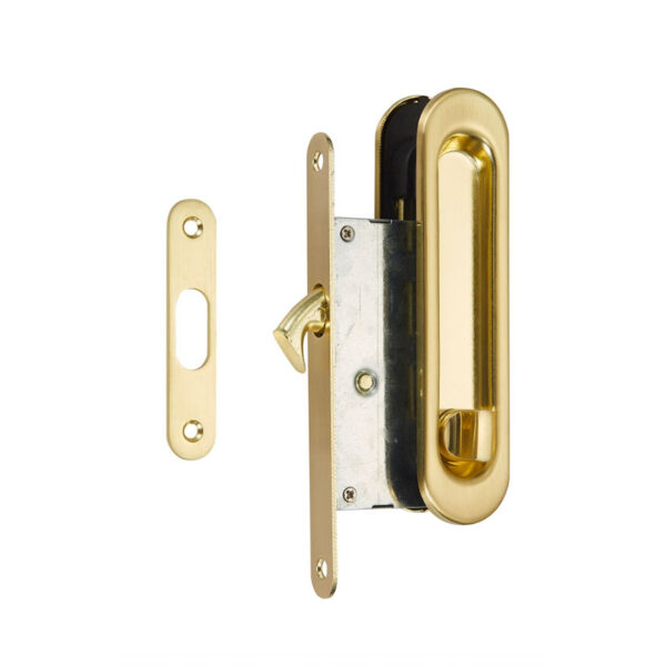 Ручки-купе с замком Vantage SDL-05SB (мат. золото)